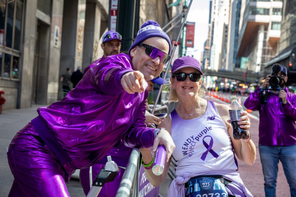 2025 United Airlines NYC Half Marathon Project Purple