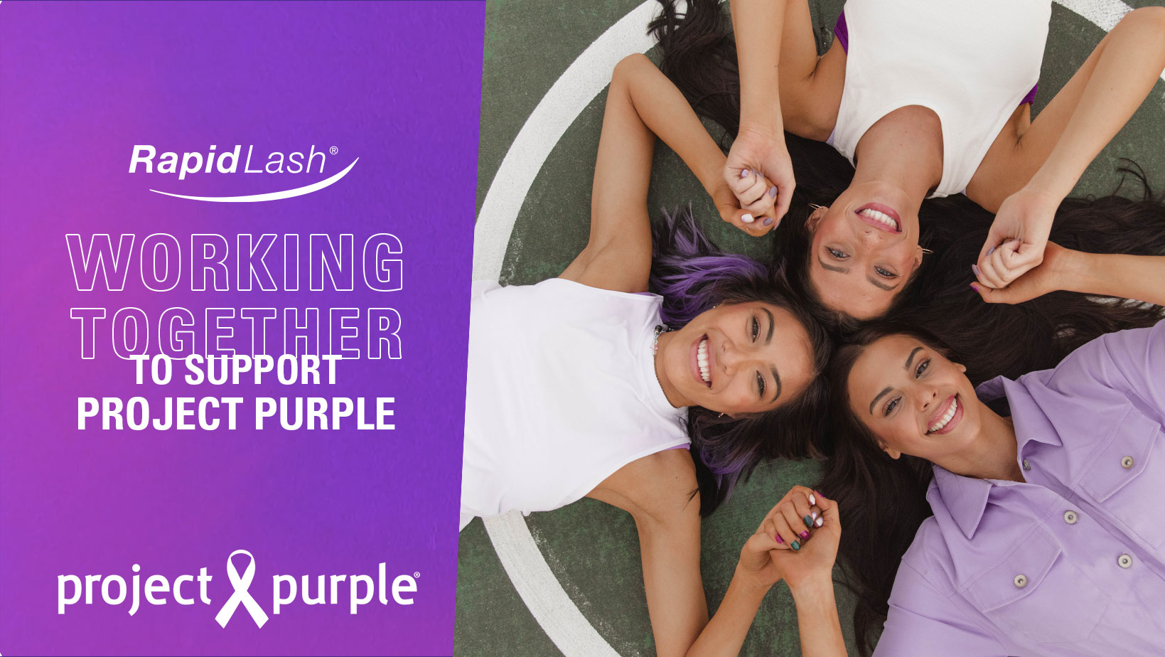 Project Purple Receives 68,000 Gift from RapidLash ‘Paint It Purple