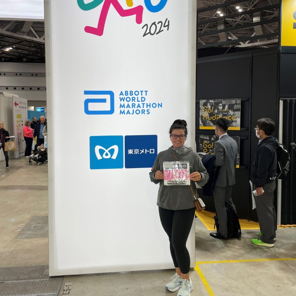 Runner at Tokyo Marathon Expo
